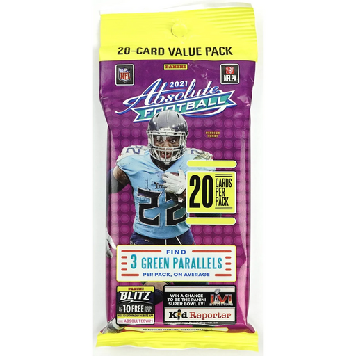 2021 Panini Absolute NFL Football Value Pack / Box - Pastime Sports & Games