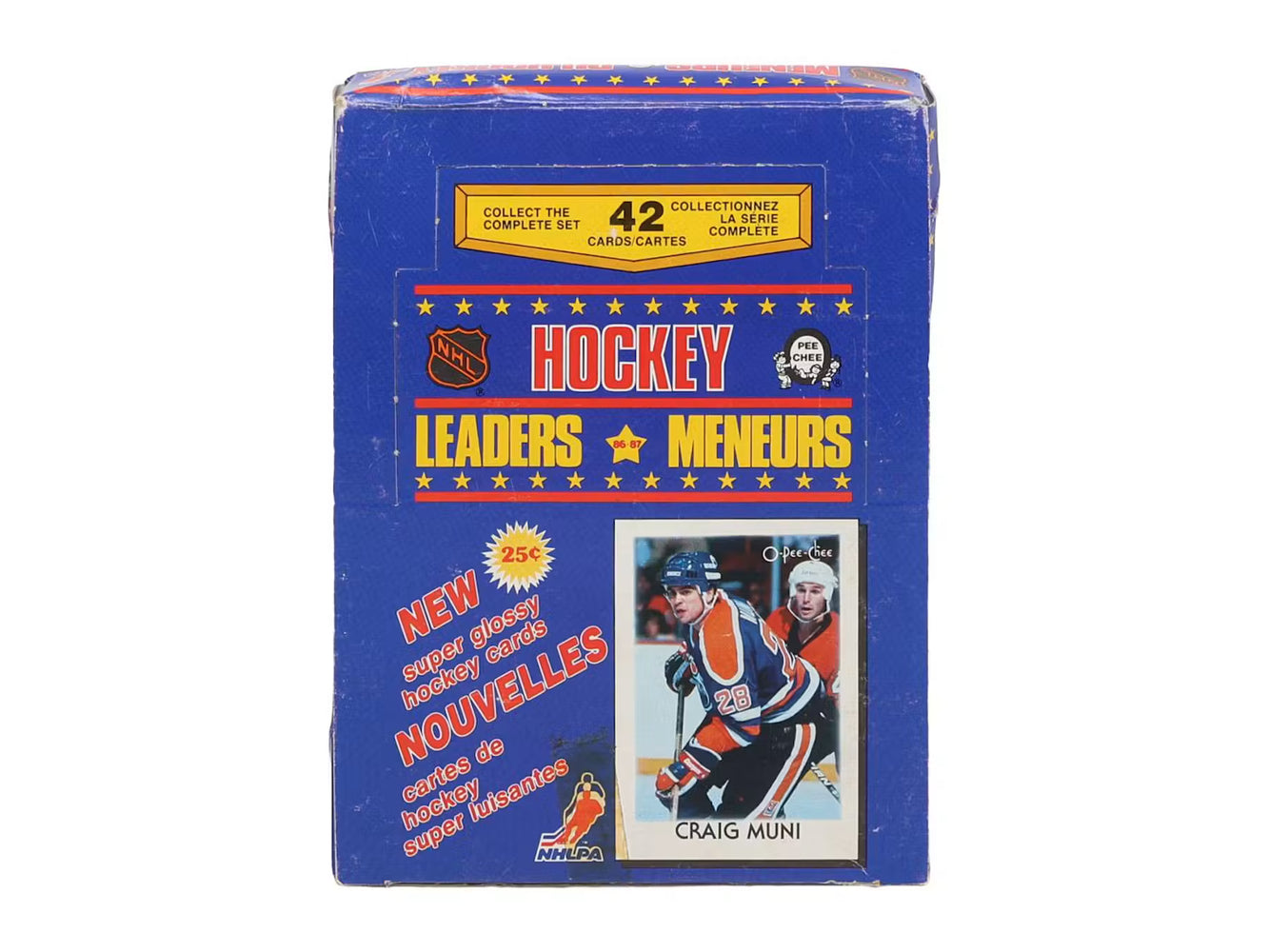 1986/87 O-Pee-Chee NHL Hockey Leaders Cards Box - Pastime Sports & Games