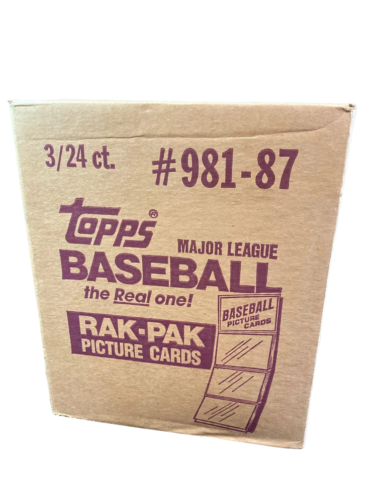 1987 Topps MLB Baseball Rak Pak Picture Cards