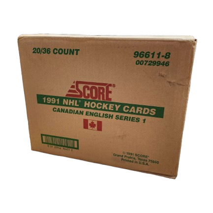 1991/92 Score Series 1/One Canadian English Edition NHL Hockey Hobby Box/Pack