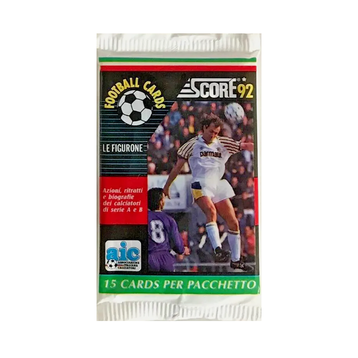 1992 Score Soccer Italian League AIC Football Pack/Box - Pastime Sports & Games