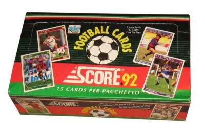 1992 Score Soccer Italian League AIC Football Pack/Box - Pastime Sports & Games