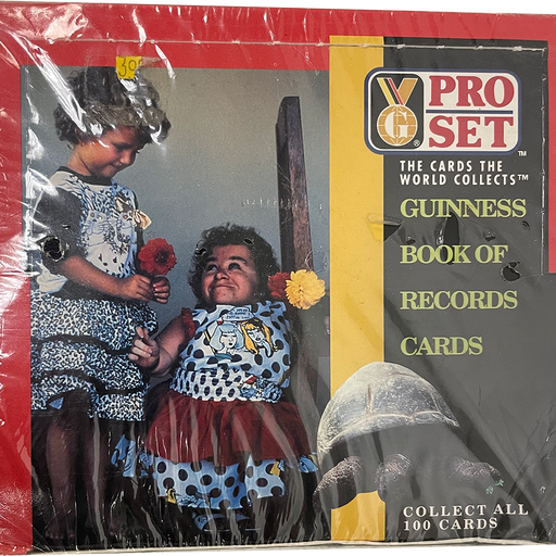 1992 Pro Set Guinness Book Of World Records Box - Pastime Sports & Games