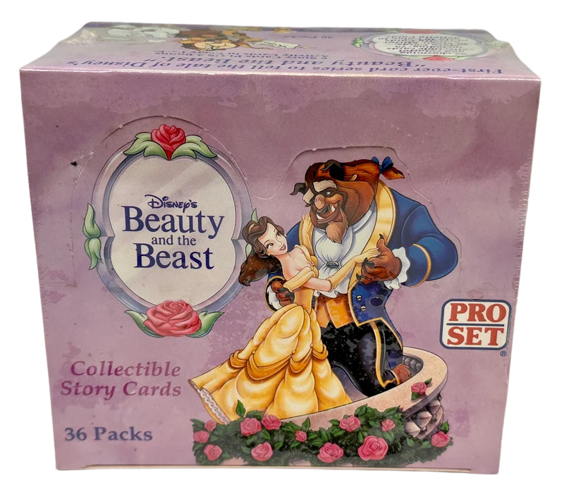 1992 Pro Set Disney Beauty and the Beast Trading Cards Box