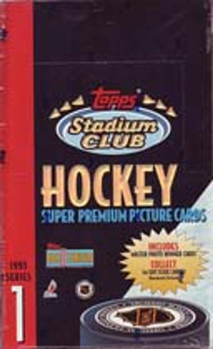 1993/94 Topps Stadium Club 1 / One NHL Hockey Hobby Pack / Box - Pastime Sports & Games