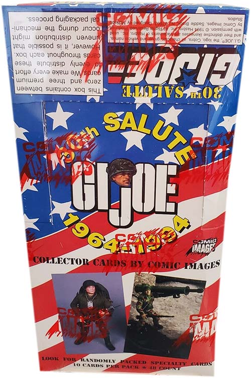 1964-1994 G.I. Joe 30th Salute Official Trading Cards Comic Images Box