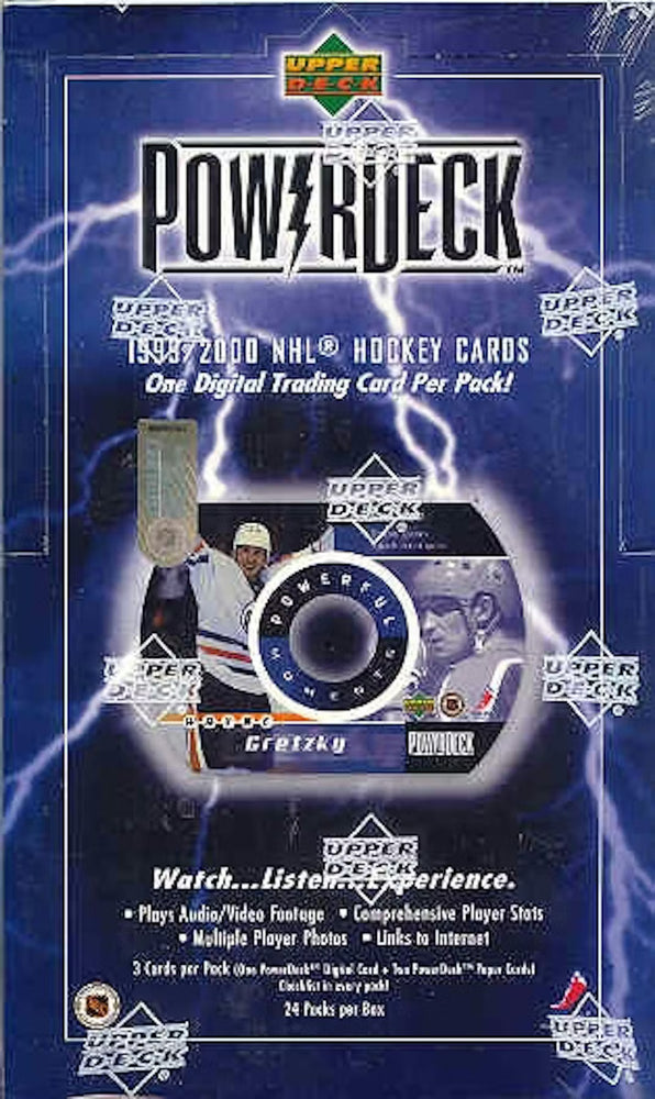 1999/00 Upper Deck PowerDeck NHL Hockey Hobby Box - Pastime Sports & Games