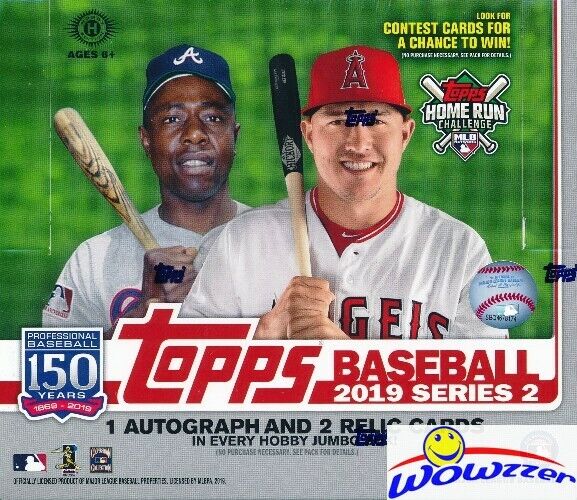 2019 Topps Baseball Series 2 / Two Baseball Jumbo Box