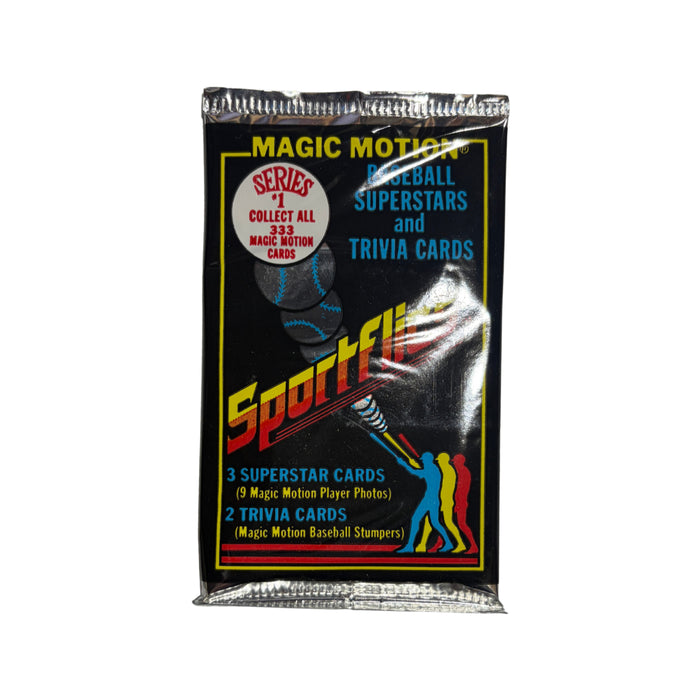 1986 Sportflics Series One Baseball Packs