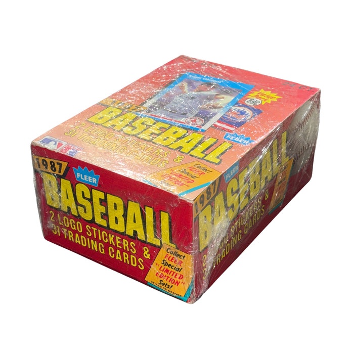 1987 Fleer MLB Baseball Cello Box