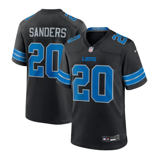 Barry Sanders Detroit Lions Black 2nd Alternate Retired Player Game Jersey - Pastime Sports & Games
