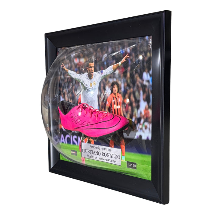 Cristiano Ronaldo Autographed Framed Nike Performance Mercurial Victory V SG Shoe - Pastime Sports & Games
