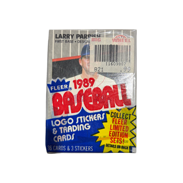 1989 Fleer Baseball Cello Pack (Billy Ripken FF Variations)