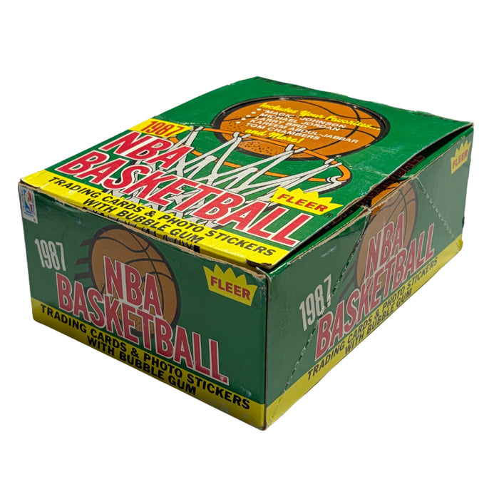 1987/88 Fleer NBA Basketball Wax Box/Packs