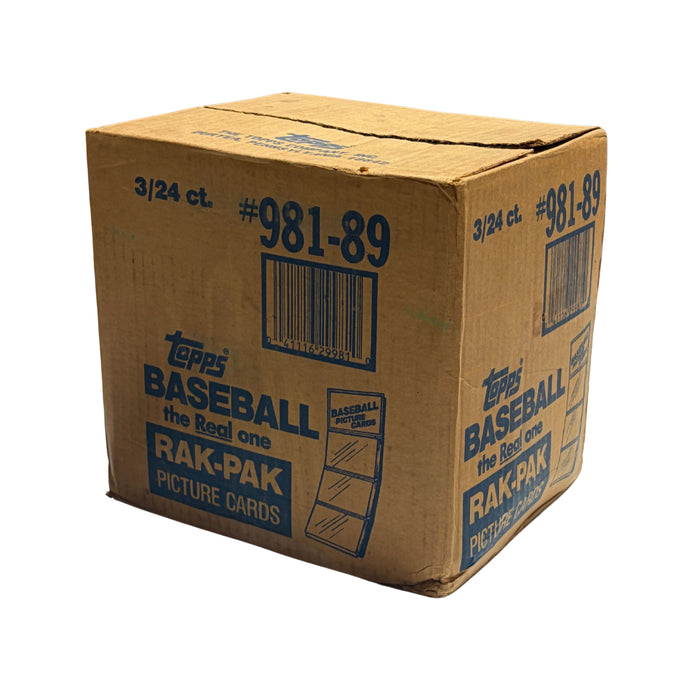 1989 Fleer Baseball Rack Pack Box