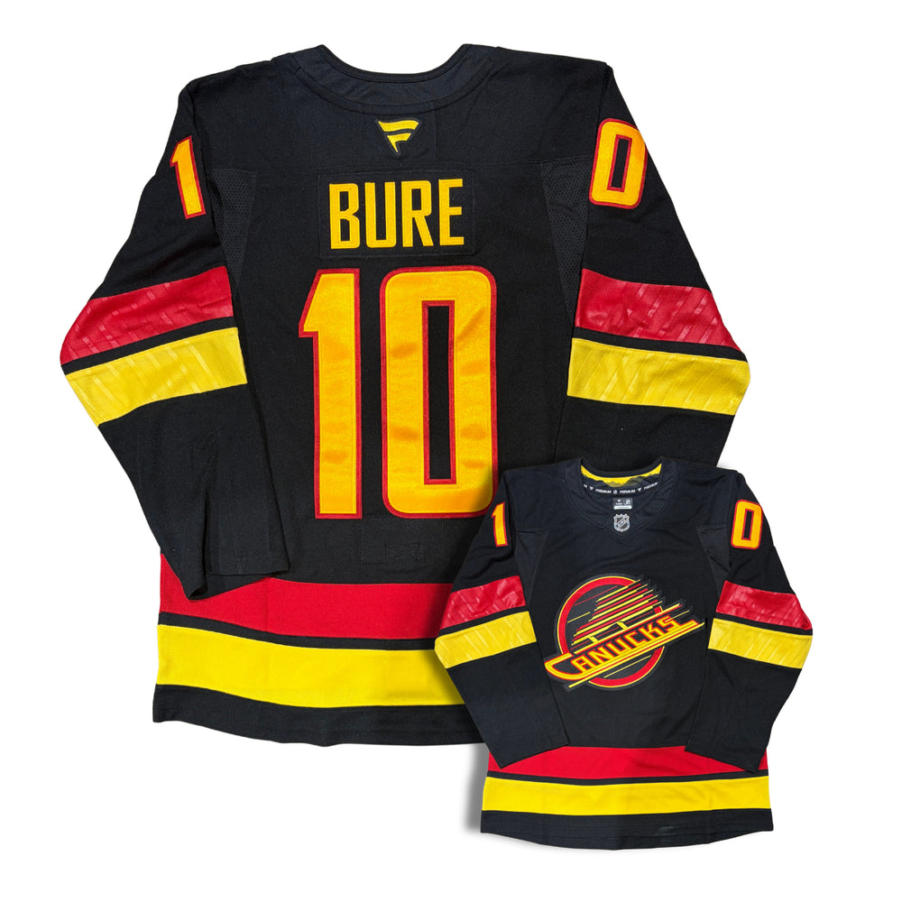 Pavel Bure Vancouver Canucks Custom Stitched Current Black Alternate Jersey