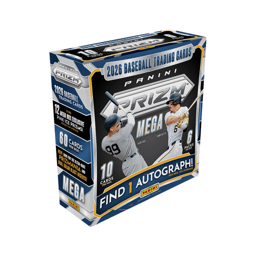 2026 Topps Prizm MLB Baseball Mega Box/Case - Pastime Sports & Games