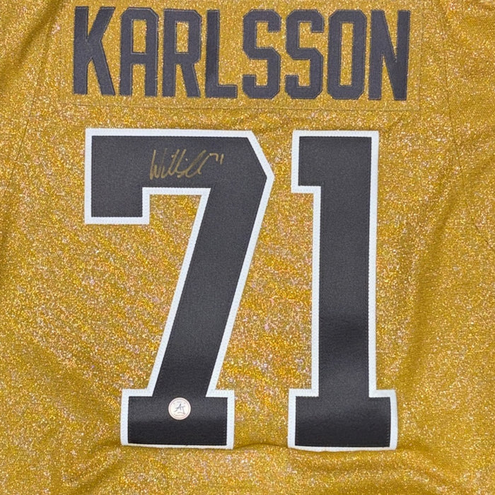 William Karlsson Autographed Las Vegas Golden Knights 2024 Metallic Gold Premium Hockey Jersey - Pastime Sports & Games