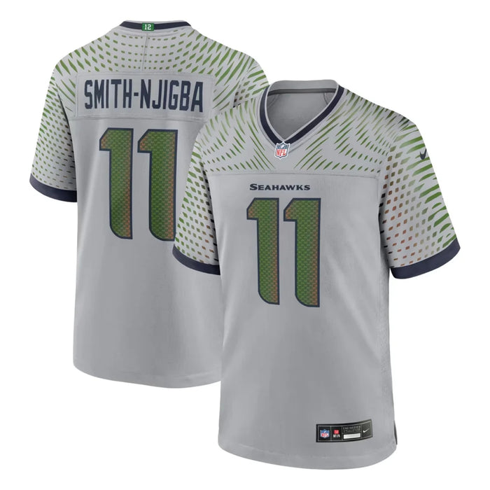 Jaxon Smith-Njigba Seattle Seahawks Wolf Grey 2025 Rivalries Football Jersey - Pastime Sports & Games