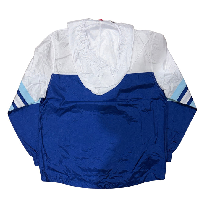 Toronto Blue Jays Blue Head Coach Lightweight Anorak Quarter-Zip Windbreaker - Pastime Sports & Games