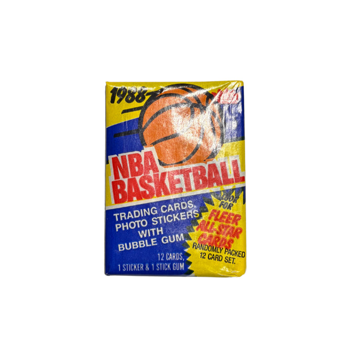 1988/89 Fleer NBA Basketball Wax Box/Pack