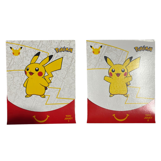 Pokemon 2021 Happy Meal Toy 1 & 2 25th Anniversary Booster Pack