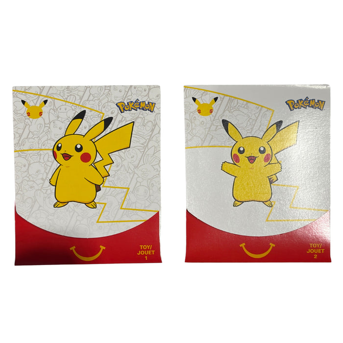Pokemon 2021 Happy Meal Toy 1 & 2 25th Anniversary Booster Pack