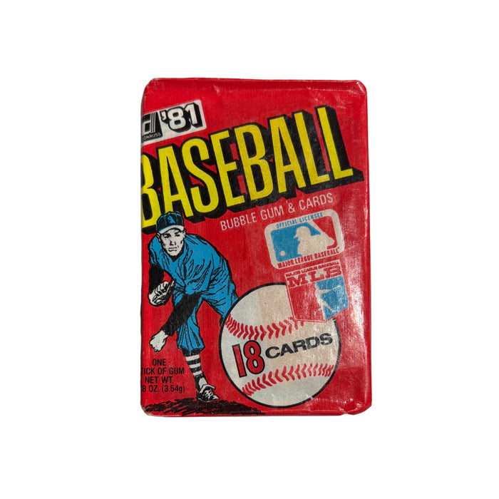 1981 Donruss Baseball Picture Cards Wax Box