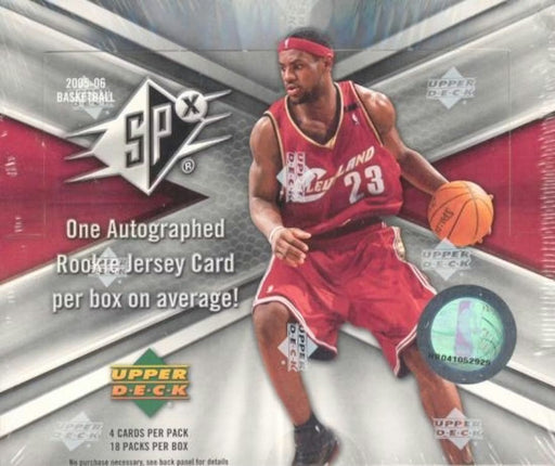2005/06 Upper Deck SPX NBA Basketball Hobby Box - Pastime Sports & Games