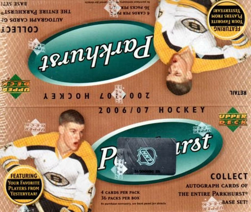 2006/07 Upper Deck Parkhurst NHL Hockey Retail Box