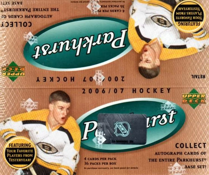 2006/07 Upper Deck Parkhurst NHL Hockey Retail Box
