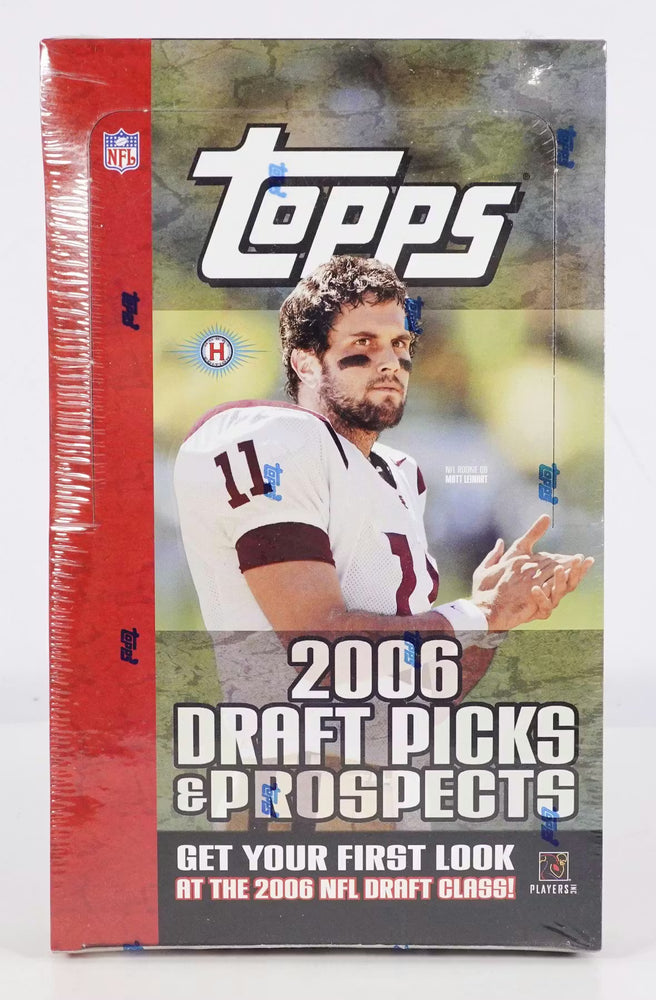 2006 Topps Drafts & Prospects NFL Football Hobby Box - Pastime Sports & Games