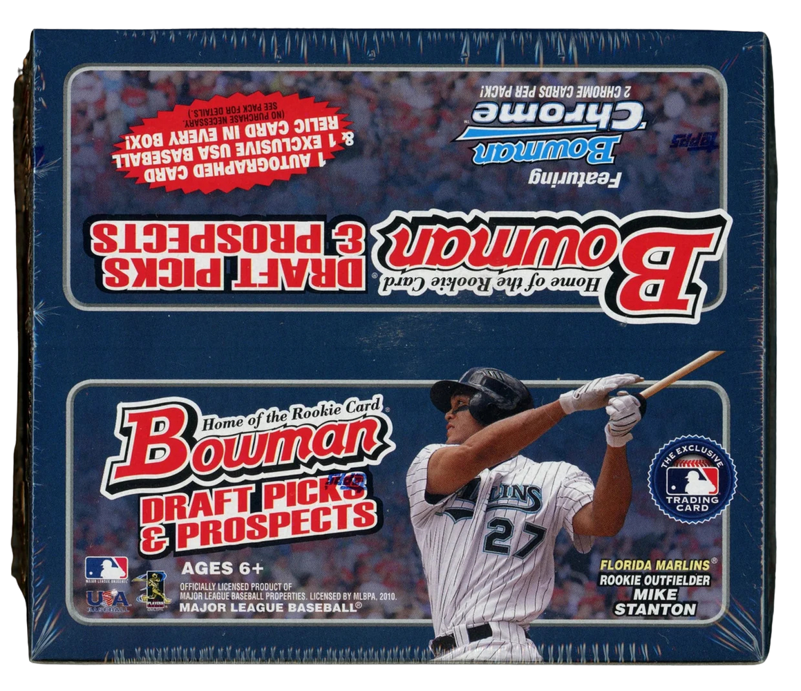 2010 Topps Bowman Draft MLB Baseball Retail Box