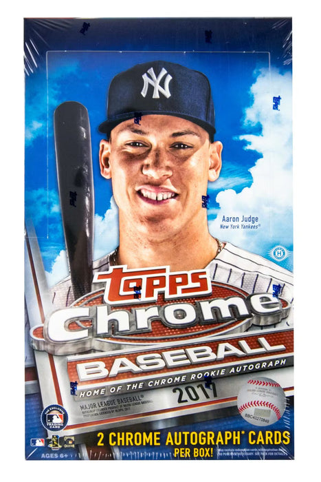 2017 Topps Chrome MLB Baseball Hobby Box (Aaron Judge Rookie Year)