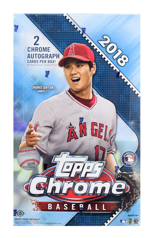 2018 Topps Chrome MLB Baseball Hobby Box