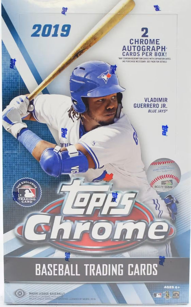 2019 Topps Chrome MLB Baseball Box