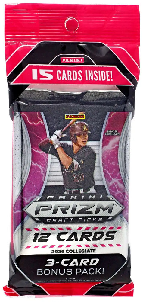 2020 Panini Prizm Draft Picks MLB Baseball Cello Pack - Pastime Sports & Games
