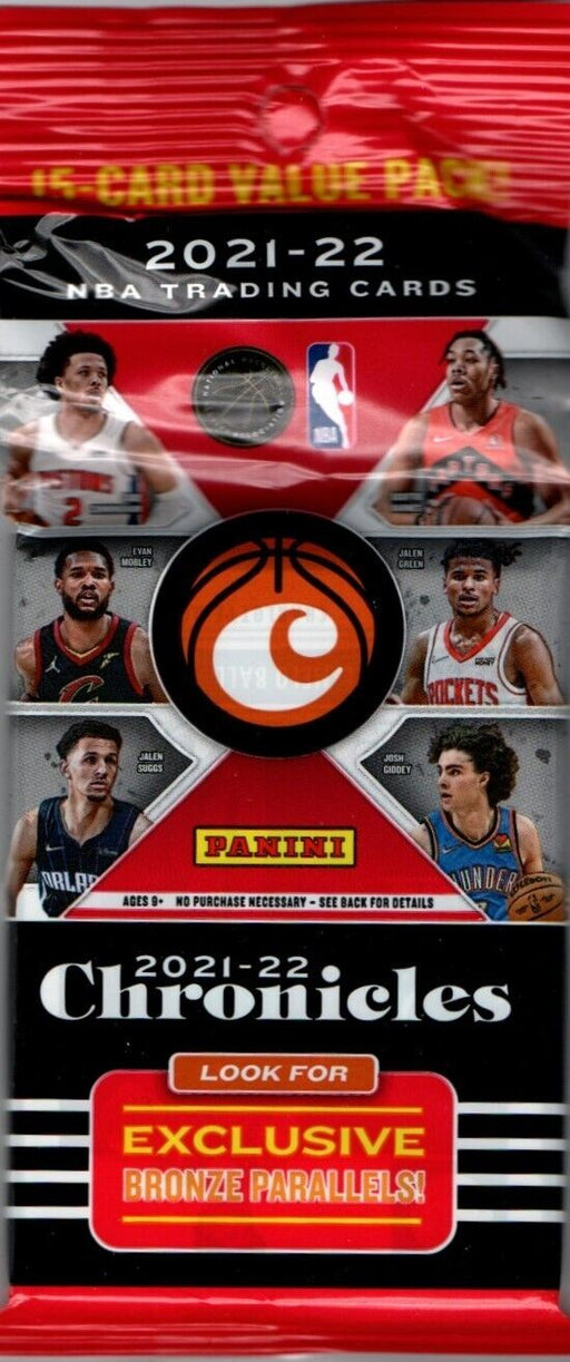 2021/22 Panini Chronicles NBA Basketball Fat Pack - Pastime Sports & Games
