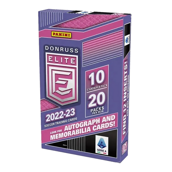 2022/23 Panini Donruss Elite Serie A Soccer Retail Box - Pastime Sports & Games