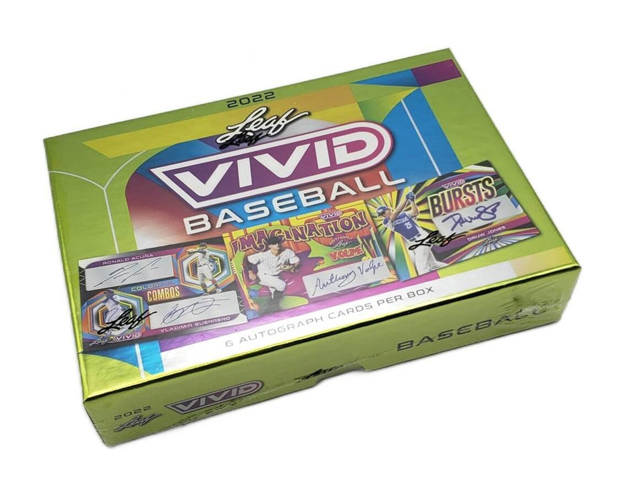 2022 Leaf Vivid Baseball Hobby Box - Pastime Sports & Games