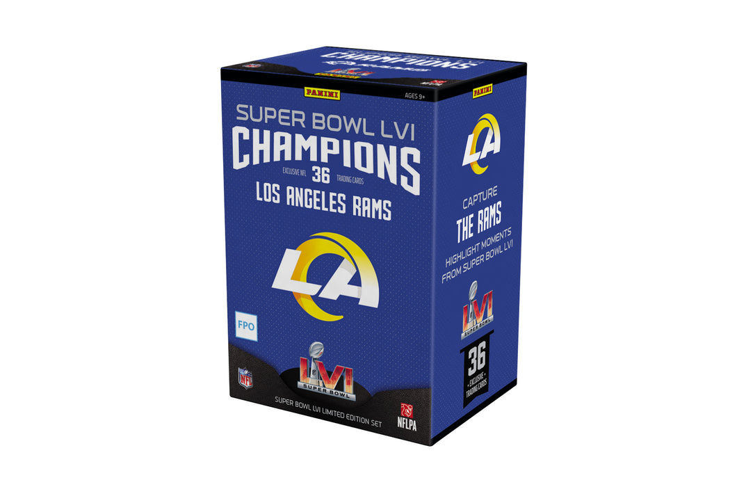 2022 Panini Super Bowl Champions Los Angeles Rams NFL Football Box Set
