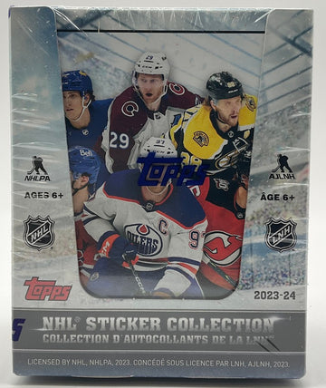 2023/24 Topps NHL Hockey Sticker Pack / Box - Pastime Sports & Games