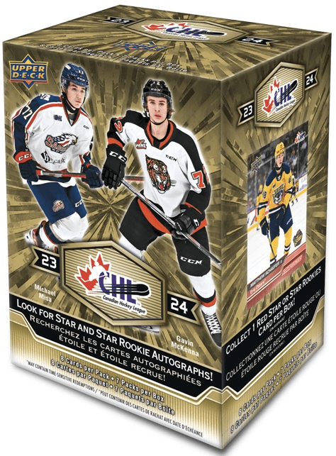 2023/24 Upper Deck CHL Hockey Blaster Box | Pastime Sports & Games