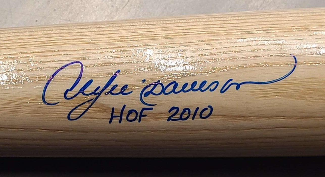 Andre Dawson Autographed Rawlings Baseball Bat - Pastime Sports & Games