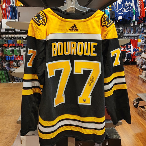 Boston Bruins Ray Bourque Autographed Adidas Black Hockey Jersey - Pastime Sports & Games