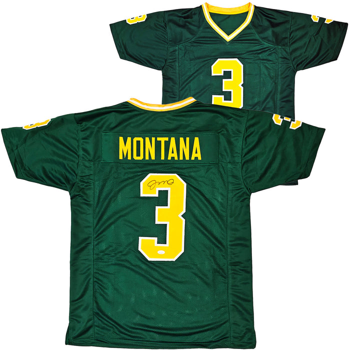 Joe Montana Autographed Norte Dame Custom Jersey - Pastime Sports & Games