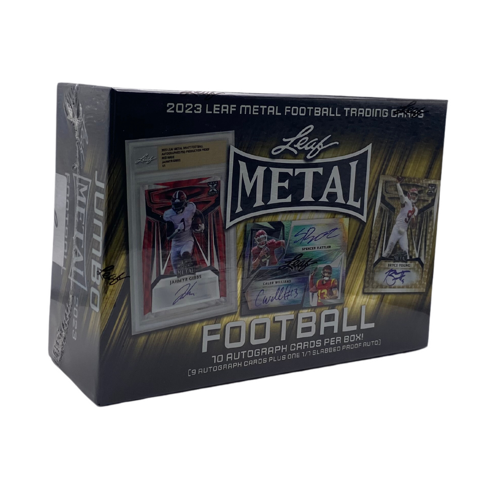 2023 Leaf Metal Football Jumbo Box Pastime Sports & Games