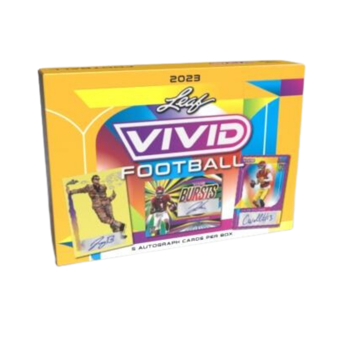 2023 Leaf Vivid Football Hobby Box Pastime Sports & Games