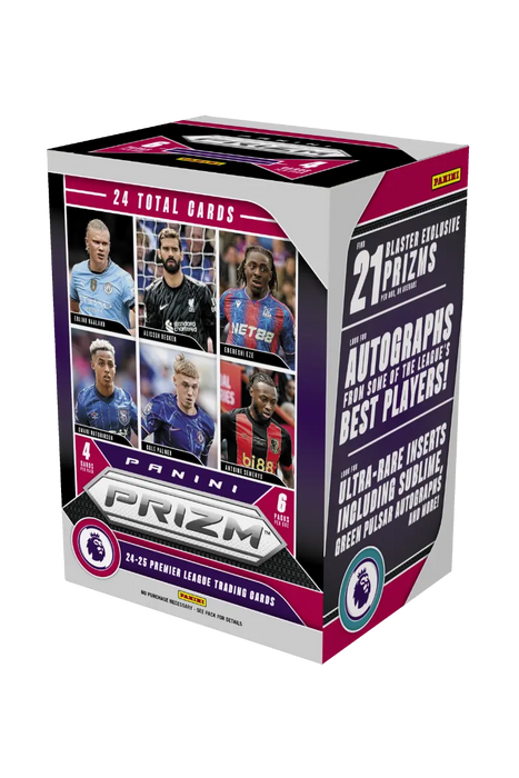 2024/25 Panini Prizm Premier League Soccer Blaster Box/Case - Pastime Sports & Games