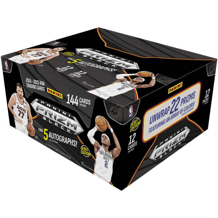 2024/25 Panini Prizm Black NBA Basketball Hobby Box - Pastime Sports & Games